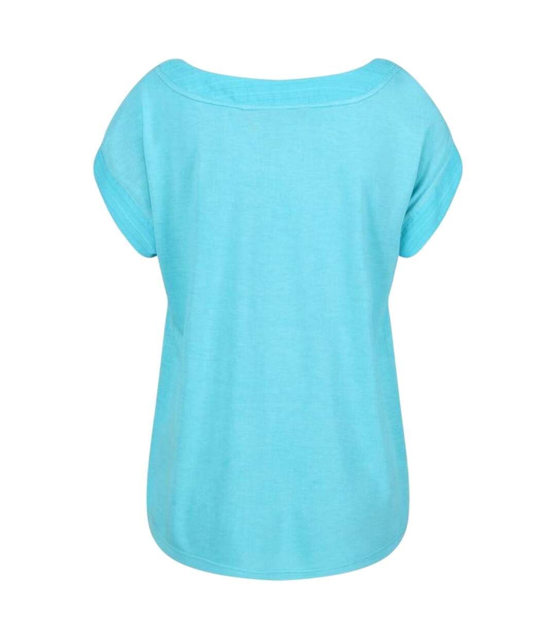 Womens/ladies Striped Boat Neck Short-sleeved T-shirt Seascape Regatta-2