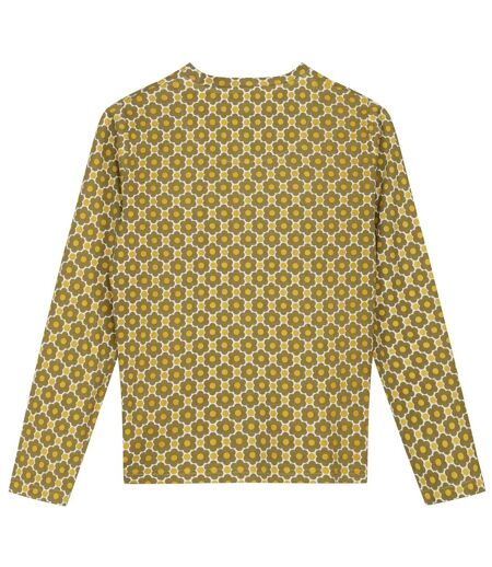 T-shirt orla kiely femme moutarde Regatta