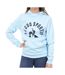 Sweat à capuche bleu ciel femme le coq sportif n°34-1