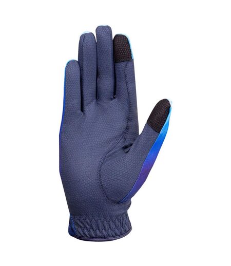 Gants d´équitation bleu marine / bleu mer Hy Hy