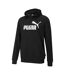 Sweat À Capuche Motif/style Gros Logo Ess Homme Noir Puma-1