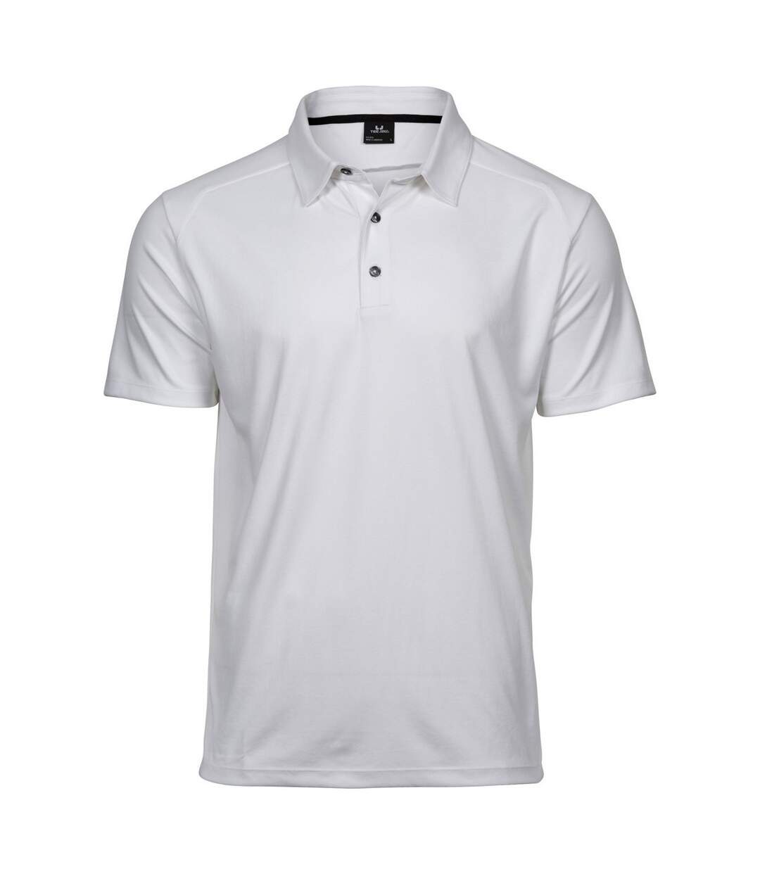 Polo luxury homme blanc Tee Jays-1