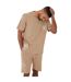 T-shirt Granada Homme Beige Gris Threadbare-1