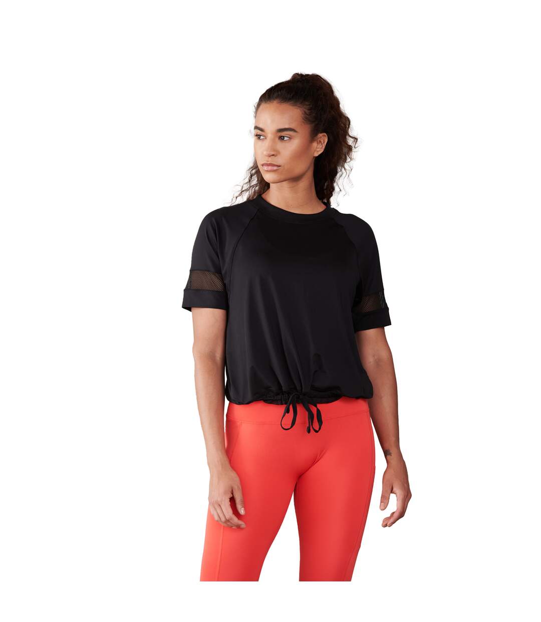 Athletic t-shirt long femme noir Tombo