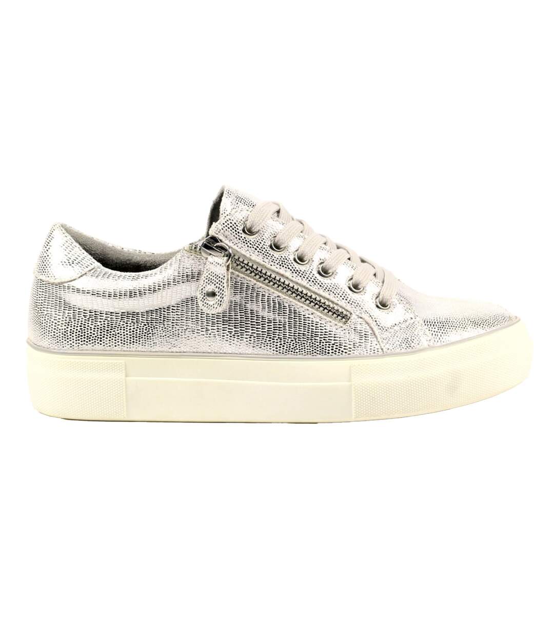 Baskets Femme Argenté Lunar-3