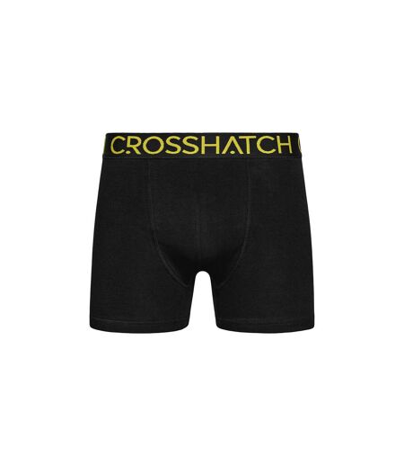 Boxers Chasma Homme Noir Crosshatch