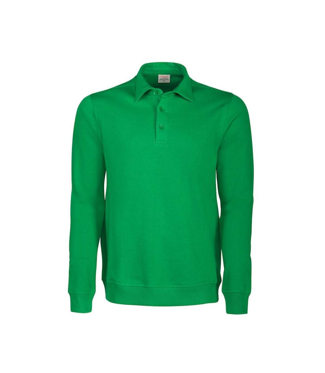Unisex Adult Homerun Long-sleeved Polo Shirt Fresh Green Printer-1