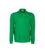 Unisex Adult Homerun Long-sleeved Polo Shirt Fresh Green Printer-1