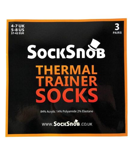 Ladies Cushioned Low Cut Ankle Thermal Trainer Socks