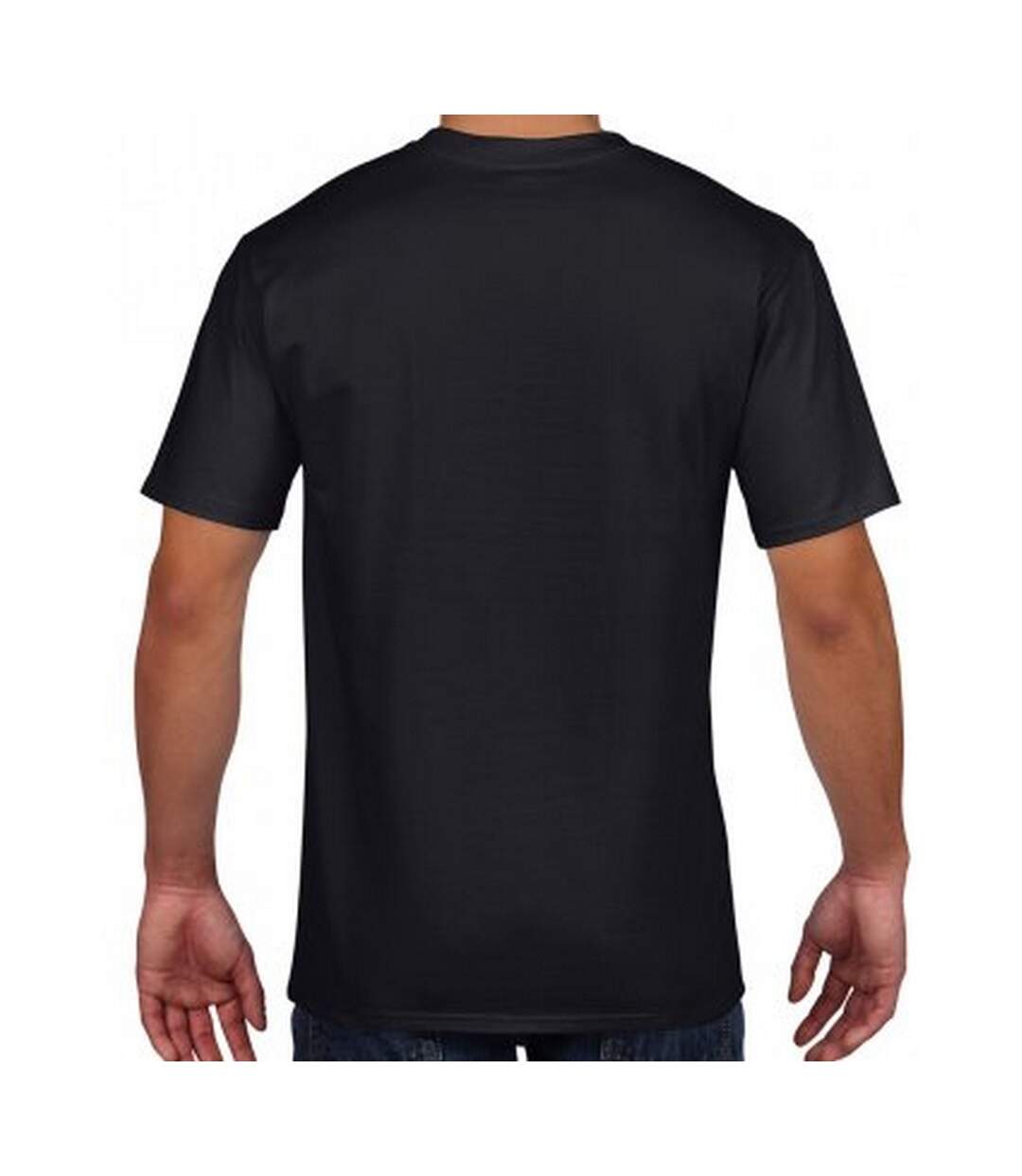 Gildan Mens Premium Cotton T-Shirt (Black)