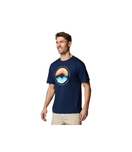 T-shirt Motif/style Graphique Path Lake Homme Bleu Marine Columbia