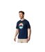 T-shirt Motif/style Graphique Path Lake Homme Bleu Marine Columbia-2