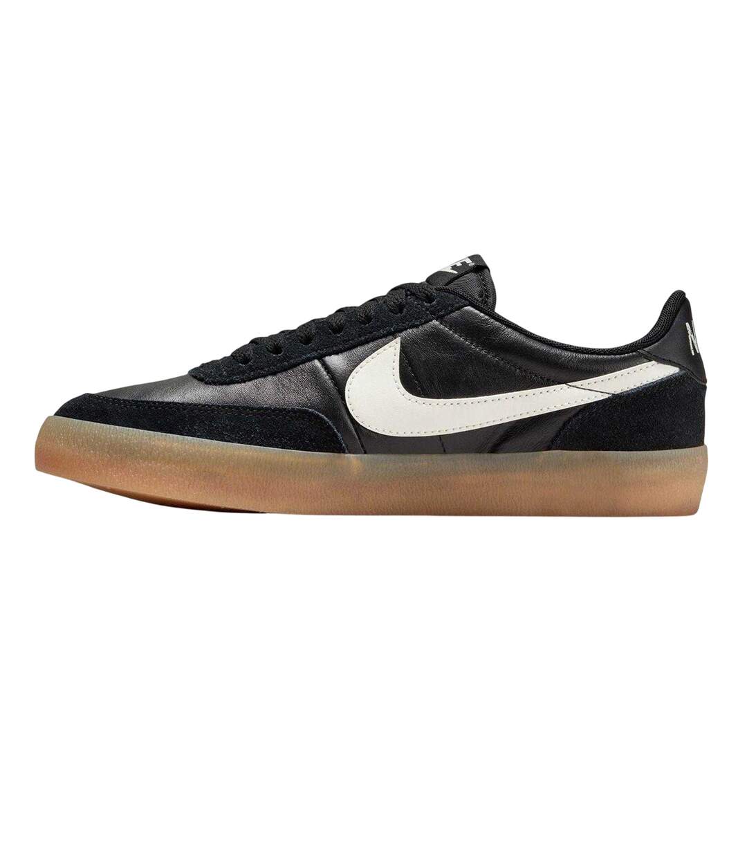 Womens/ladies Leather Flat Trainers Black Gum Nike-3
