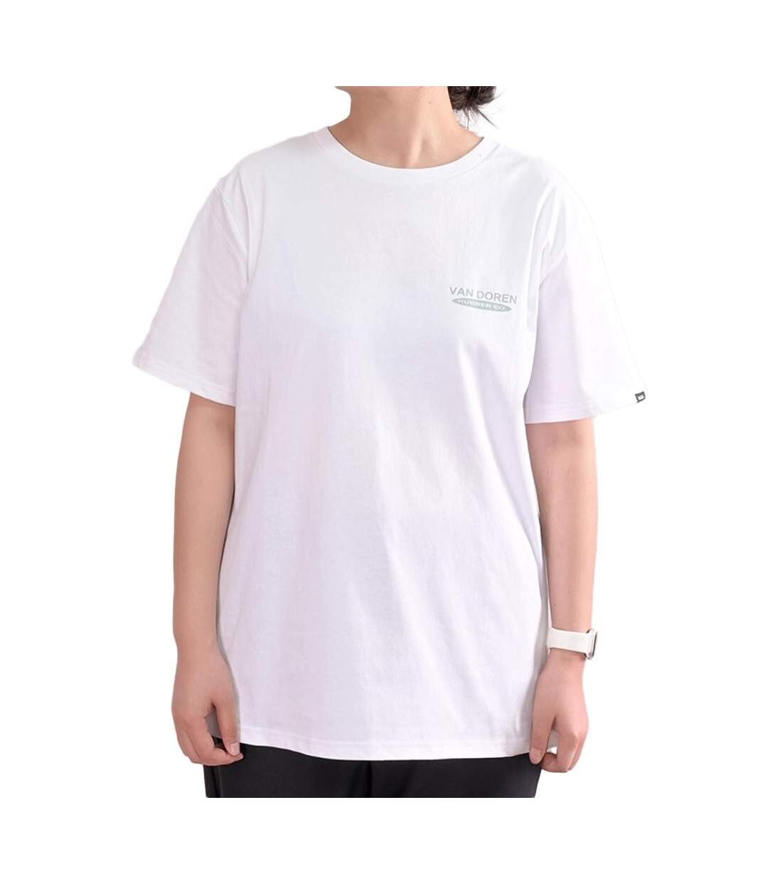 T-Shirt blanc homme vans fun-1