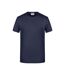 T-shirt Basic Homme Bleu Marine James And Nicholson-1