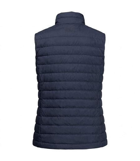 Womens/ladies Pilvi Down Gilet Night Blue Jack Wolfskin
