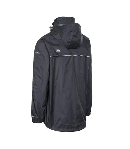 Trespass Qikpac X Unisex Packaway Jacket (Black) - UTTP4773