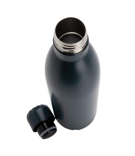 Stainless steel 750ml water bottle one size blue XD Collection