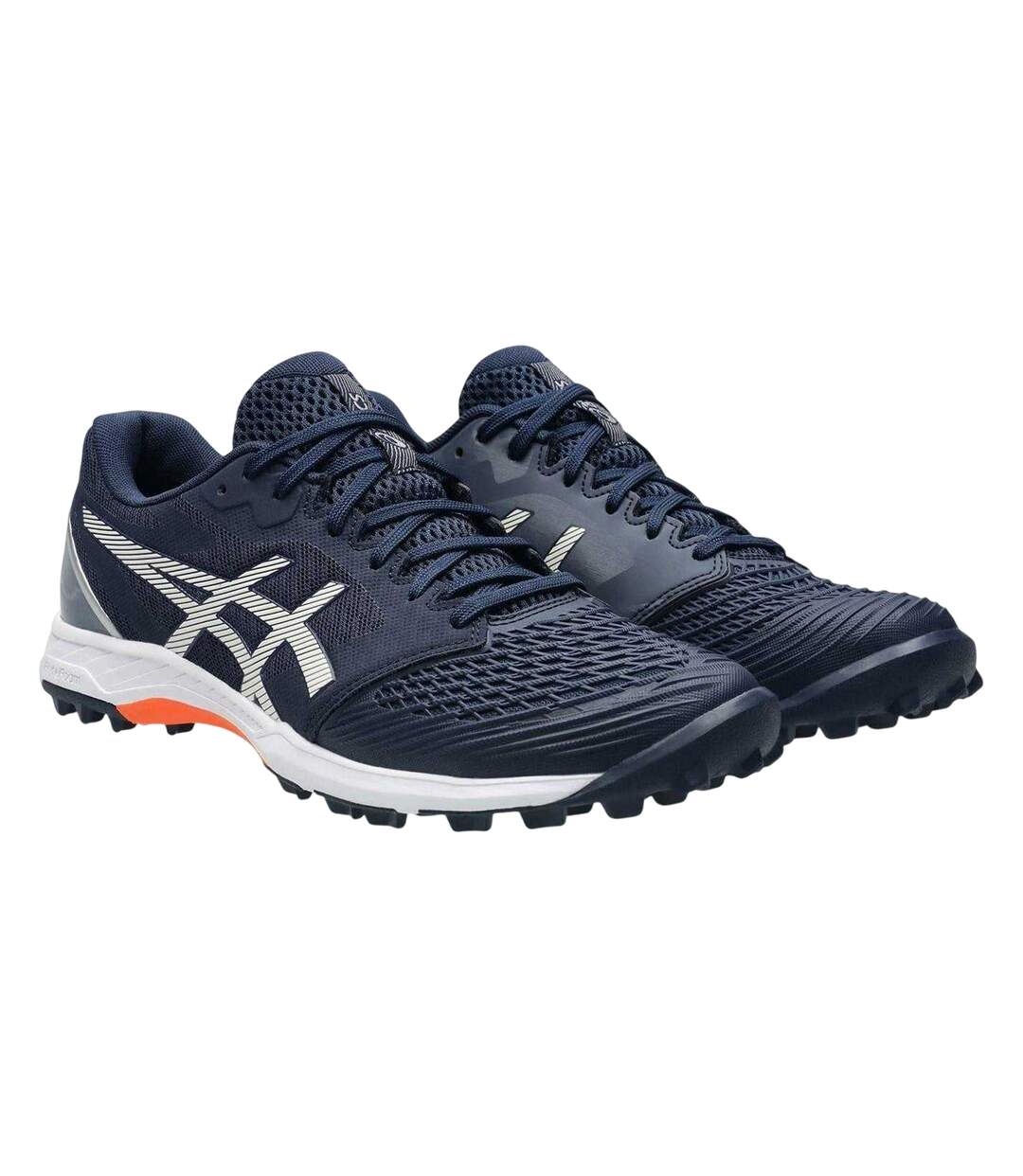 Baskets Hockey Ultimate Ff Homme Bleu Nuit Crème Asics-1