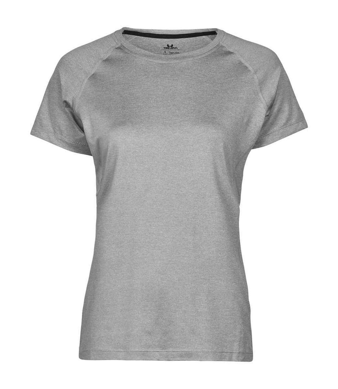 T-shirt Femme Gris Chiné Tee Jays-1
