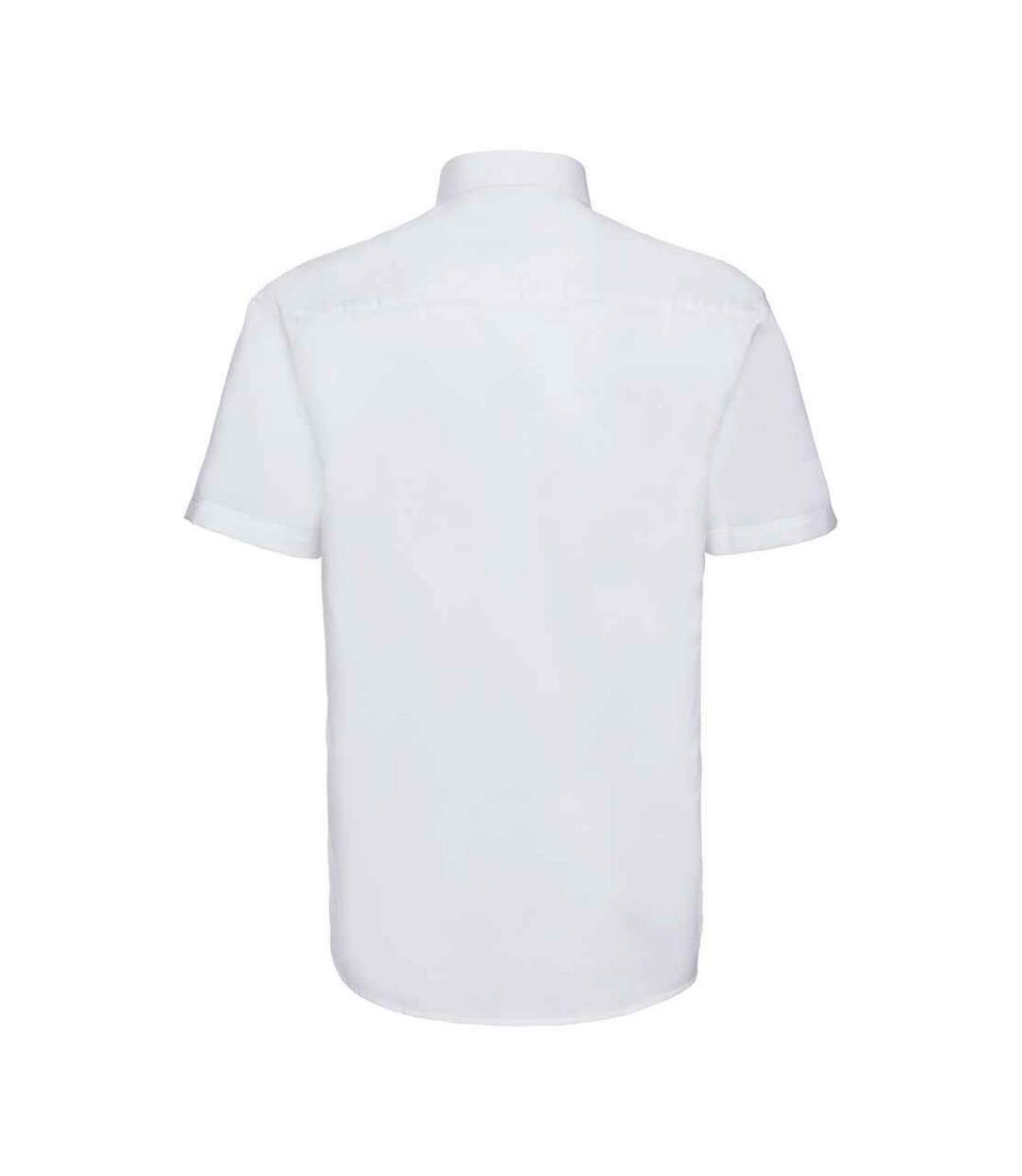 Chemise formelle oxford homme blanc Russell Collection-2