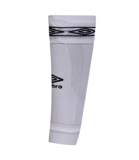 Umbro Mens Diamond Leg Sleeves (White/Black) - UTUO971