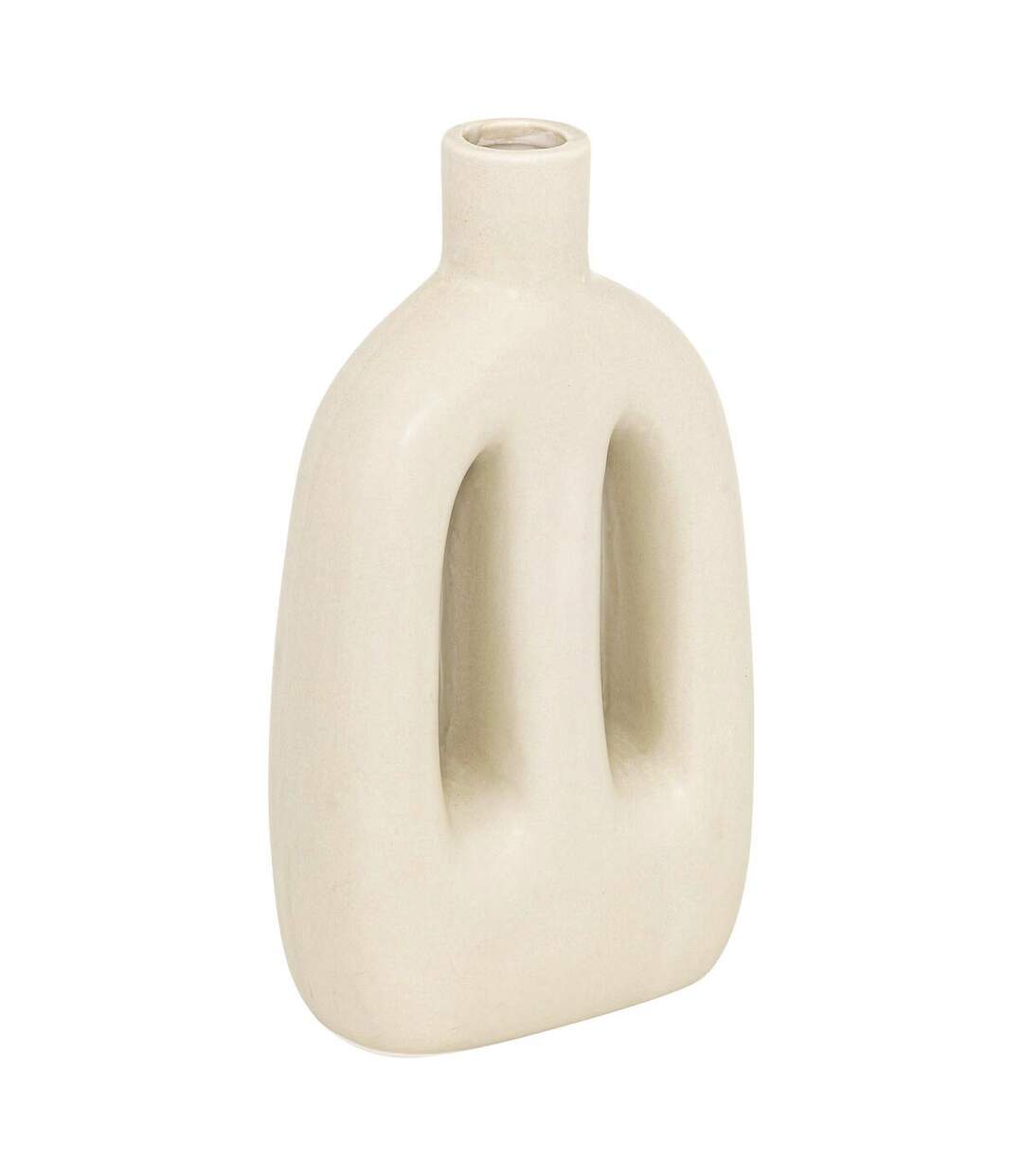 Lot de 2 Vases Inuit Dreams 20cm Beige & Noir-2