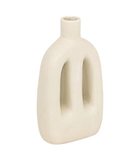 Lot de 2 Vases Inuit Dreams 20cm Beige & Noir