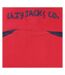 Sweat Motif/style Panneau Contrasté Homme Rouge Lazy Jacks-4