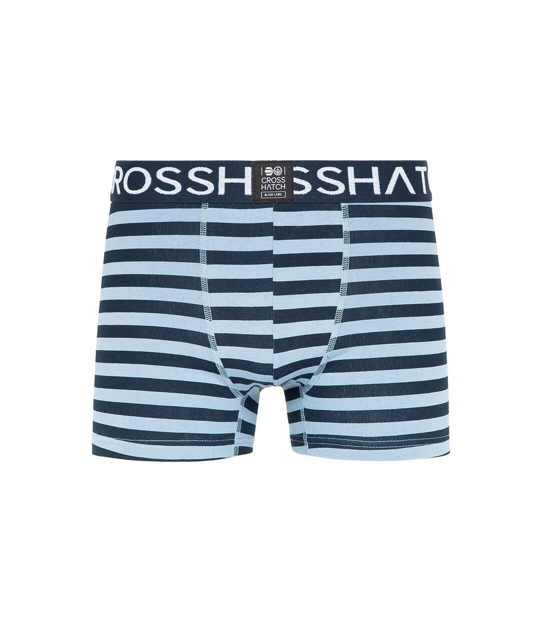 Boxers gridline homme bleu denim Crosshatch