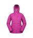 Womens/ladies Skyline Extreme Hydrophobic Down Jacket Purple Mountain Warehouse-1