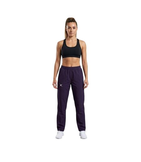 Womens/ladies Synergie Tracksuit Bottoms Navy Gilbert