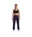Womens/ladies Synergie Tracksuit Bottoms Navy Gilbert-1