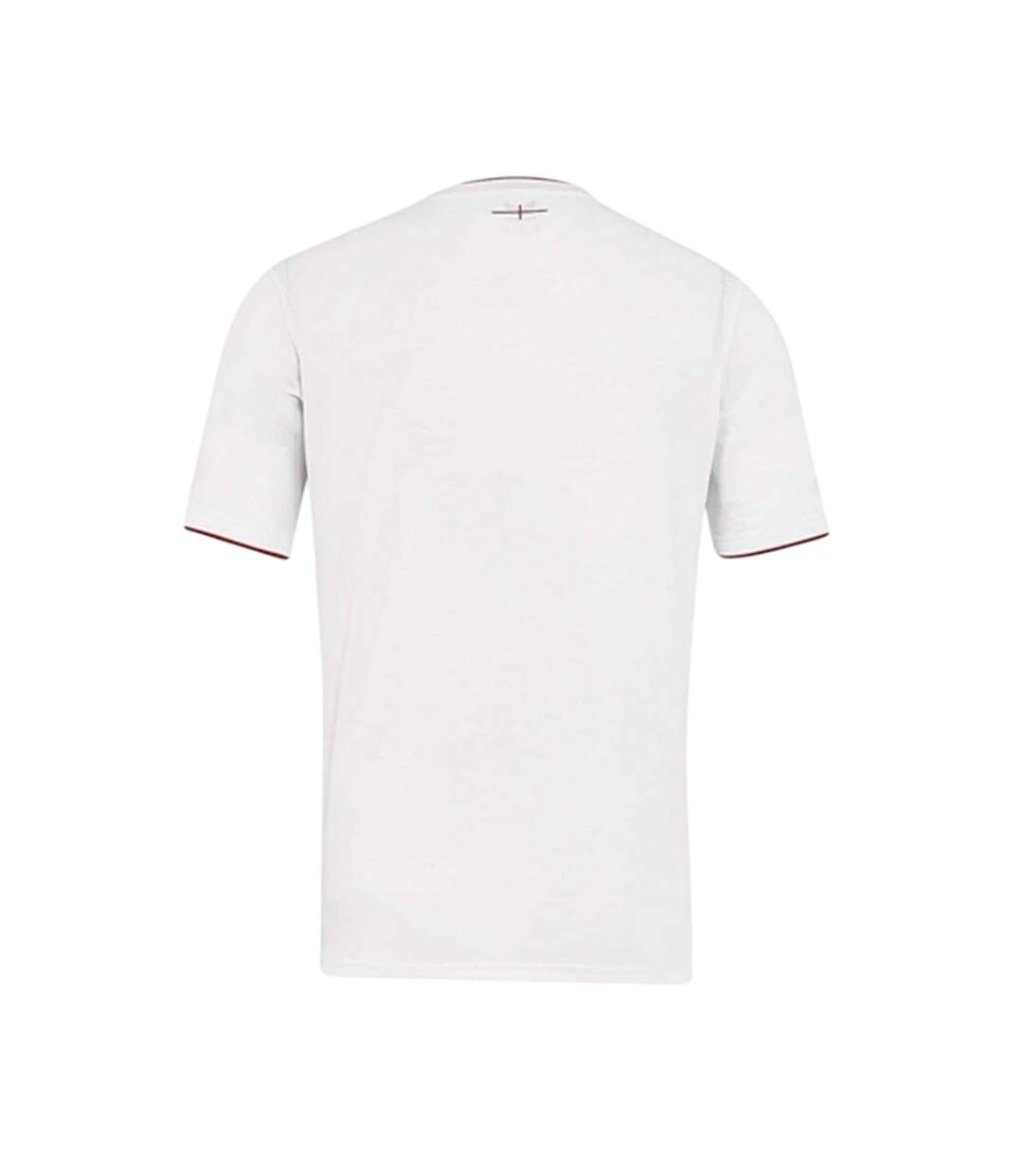 Mens 2025 England Rugby T-shirt White Red Castore-2