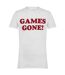 T-shirt Motif/style Imprimé Graphique Games Gone Homme Blanc AWD-1