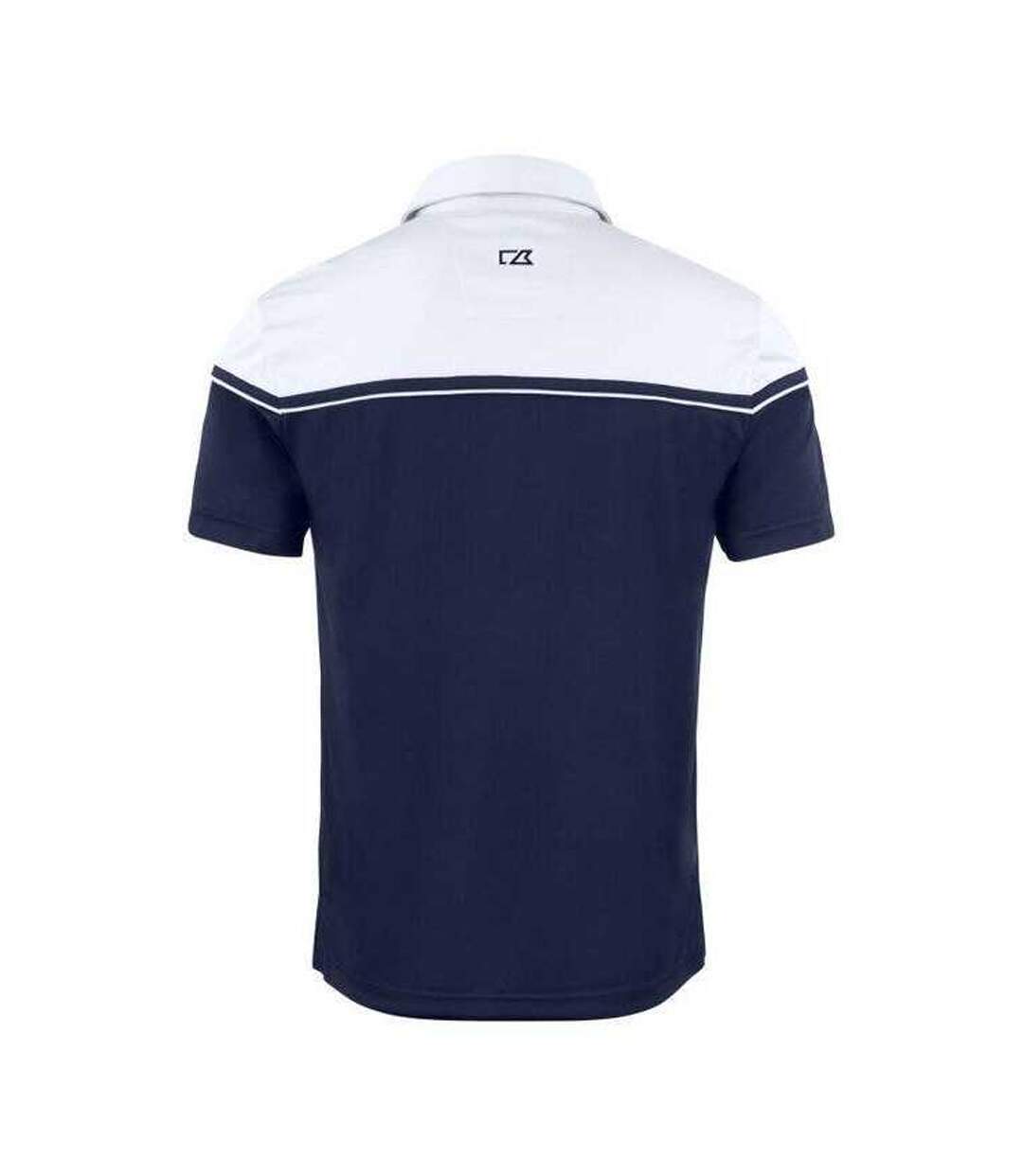 Polo Motif/style Blocs De Couleurs Seabeck Homme Bleu Marine Foncé Blanc Cutter & Buck-2