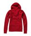 Elevate Womens/Ladies Arora Hooded Full Zip Sweater (Red)