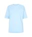 Womens/ladies Logo Oversized T-shirt Blue Kangol-1