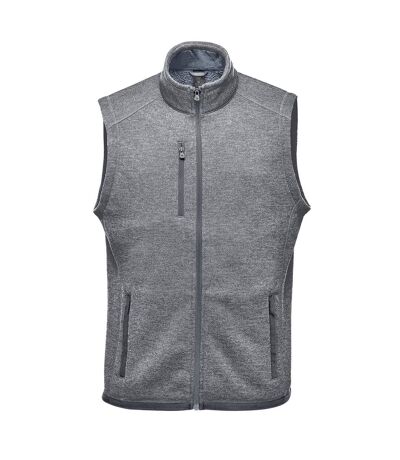 Mens Avalante Knitted Heather Full Zip Gilet Granite Stormtech