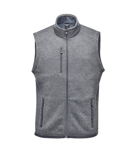 Mens Avalante Knitted Heather Full Zip Gilet Granite Stormtech