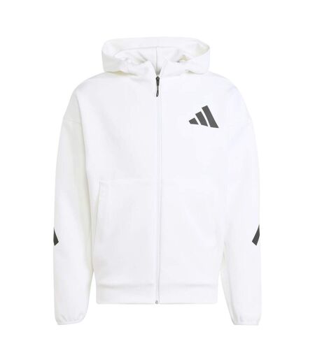 Mens Z.n.e. Full Zip Hoodie White Adidas