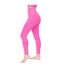 Womens/ladies zelal ribbed leggings fuchsia Lookus