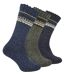 Sock Snob - 3 Pairs Mens Thick Merino Wool Socks