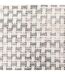 Tapis de Bain Tressé en Coton Dégradé 50x75cm Gris-3