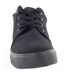 Dek Mens 4 Eye Black Canvas Deck Shoes (Black) - UTDF763