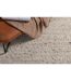 Tapis Déco en Laine Loump 160x230cm Blanc & Beige-5
