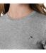 T-shirt Motif/style Logo Brodé Femme Gris Clair Chiné Tommy Hilfiger-4