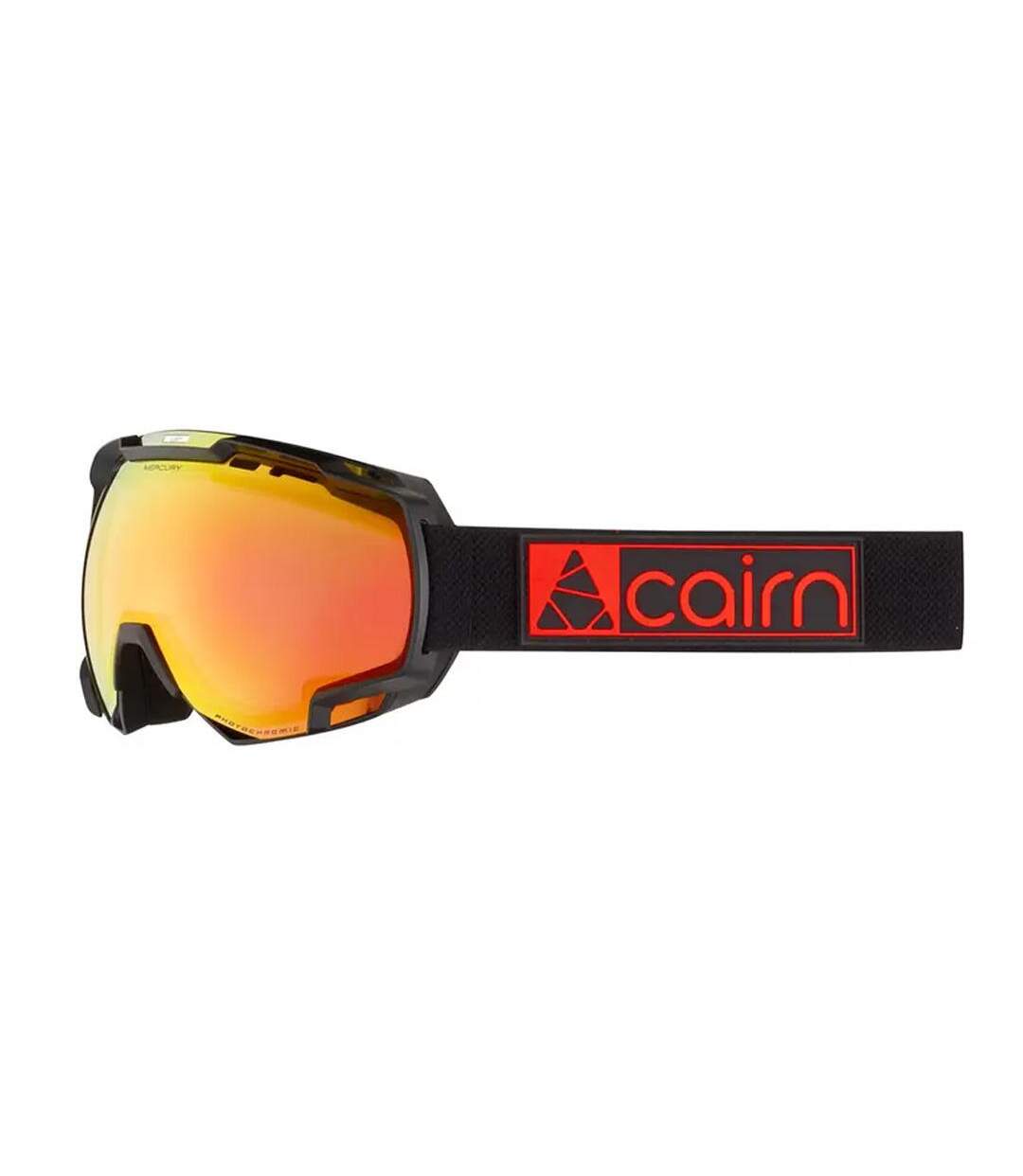 Masque de ski cairn noir/orange mixte cairn mercury spx evolight-1