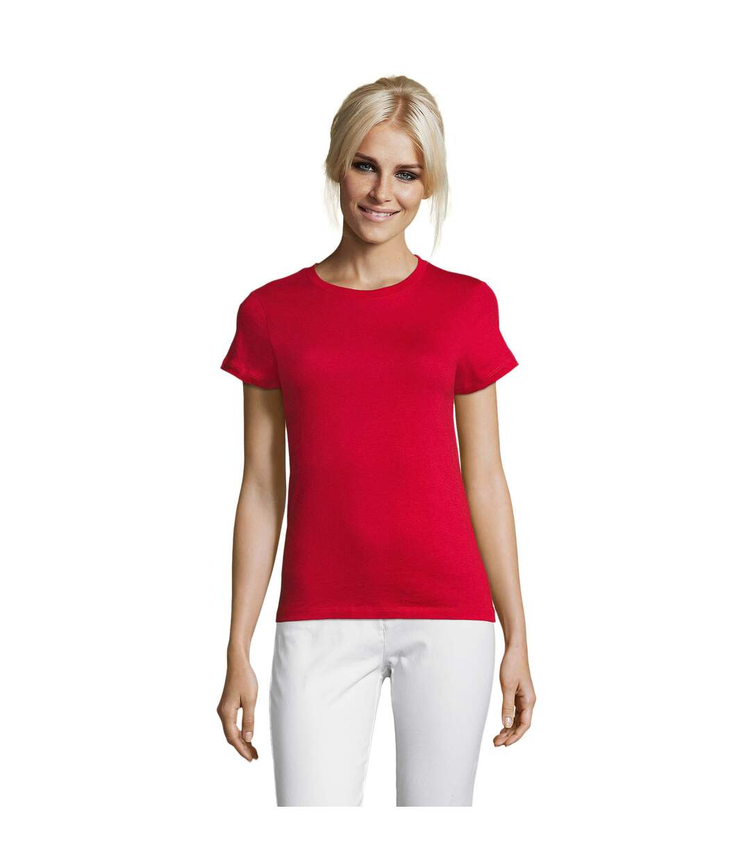 T-shirt Regent Femme Rouge SOLS-1