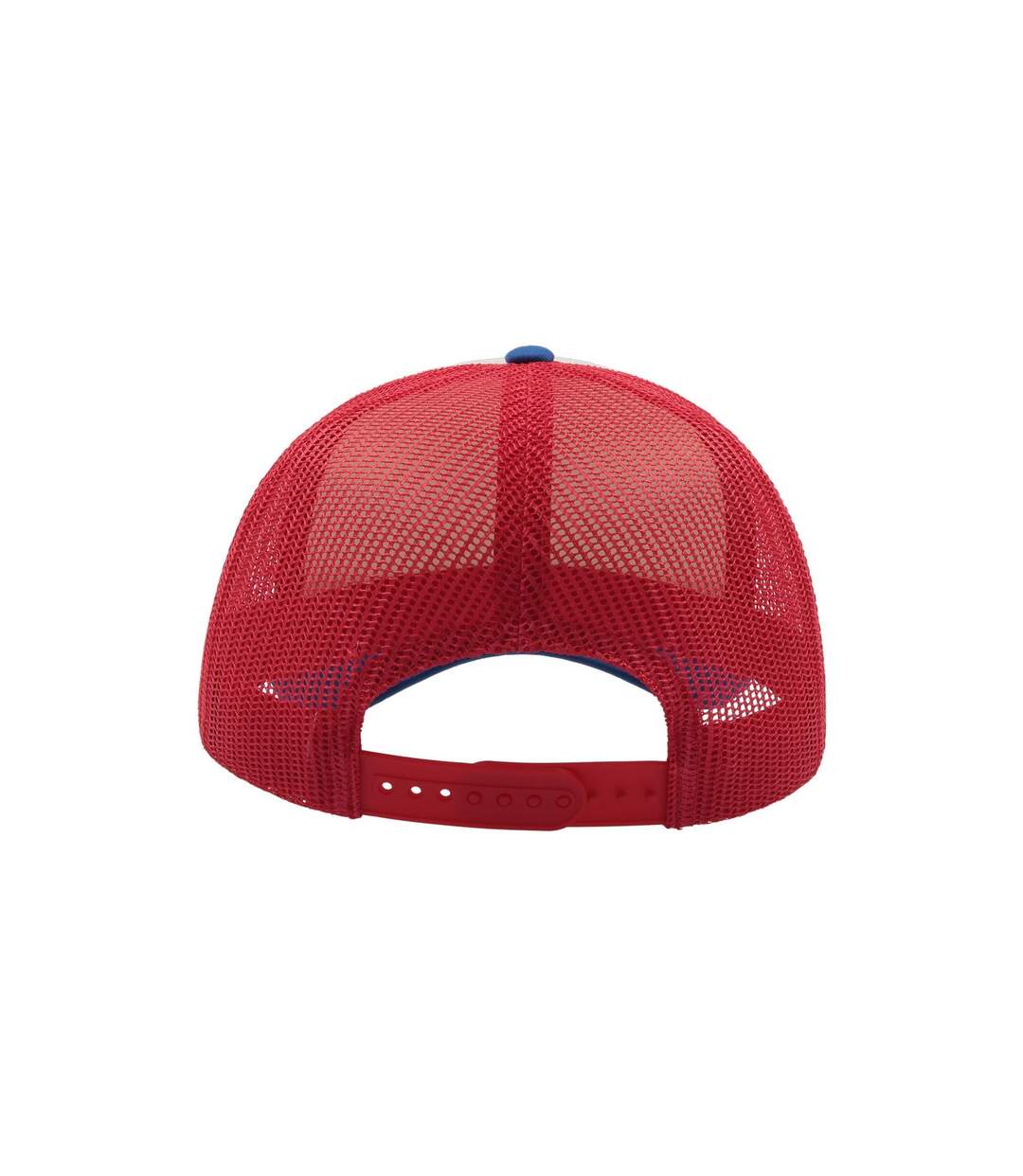 Atlantis Rapper 5 Panel Trucker Cap (White/Red/Royal) - UTAB207-2